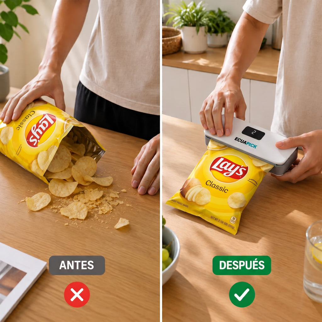 Sellador Digital de Bolsas y Snacks